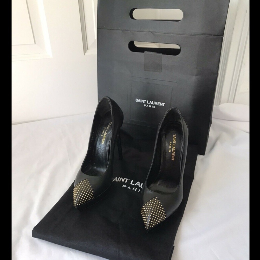 Yves Saint Laurent Women's Shoes Pump Heels 36.5 - Picture 4 of 14
